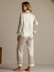 100% Mulberry Silk Classic Pajama Set