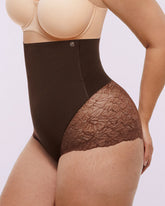 Bare Essentials™ MeshSmooth™ High-Waisted Sheer Lace Brief