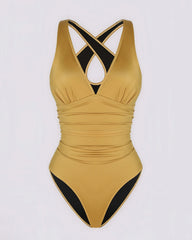 Smart Sculpt™ Plunge Cutout Swimsuit