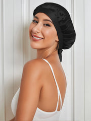 Pure Silk Classic Bonnet with Ribbons