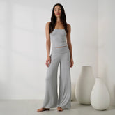 Soft Modal Rib Foldover Pant