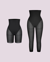 BOOT-YEAH™ MeshSmooth™ High-Waisted Mid Thigh Short + Capri