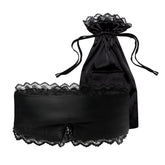 Paris Love Story - Black Jade Sleep Mask + Pouch