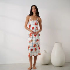 Washable Silk Bias Midi Slip Dress