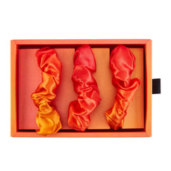 Blissy Scrunchies - Orange Ombre