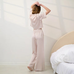 Washable Silk High Rise Pant Set