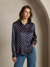 Clearance(US Warehouse) - 19Momme Silk Long Sleeve Lapel Collar Women's Shirt with Button Up Design