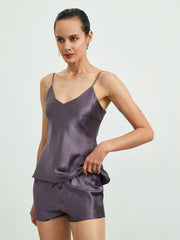 22Momme Silk Camisole & Sleep Shorts Set