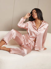 Pure Silk Long Sleeve Women's Pajamas Set