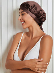 Pure Silk Classic Bonnet with Ribbons