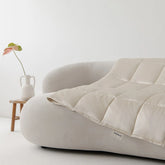 Dusty Gold Silk Weighted Blanket