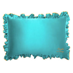 Breakfast at Drowsy - Turquoise Pillowcase