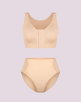 Bare Essentials™ AirSlim® Unlined Wireless Back Support Bra + Brief