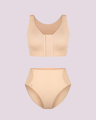 Bare Essentials™ AirSlim® Unlined Wireless Back Support Bra + Brief
