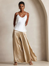Pure Silk Spaghetti Strap V Neck Camisoles