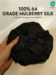 Pure Silk Double Layer Night Turban Bonnet