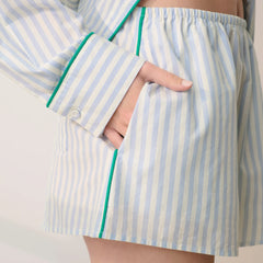 Airy Cotton Piped Short
