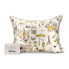 Pillowcase - Nicole Miller - NY to Paris - Queen