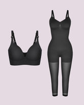 Push-Up Bra + Full Coverage Bodysuit Bundle