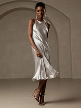 19Momme Silk Spaghetti straps Maxi Dress