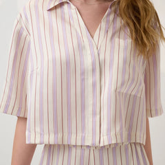 Washable Silk High Rise Pant Set