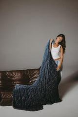Navy Ombre