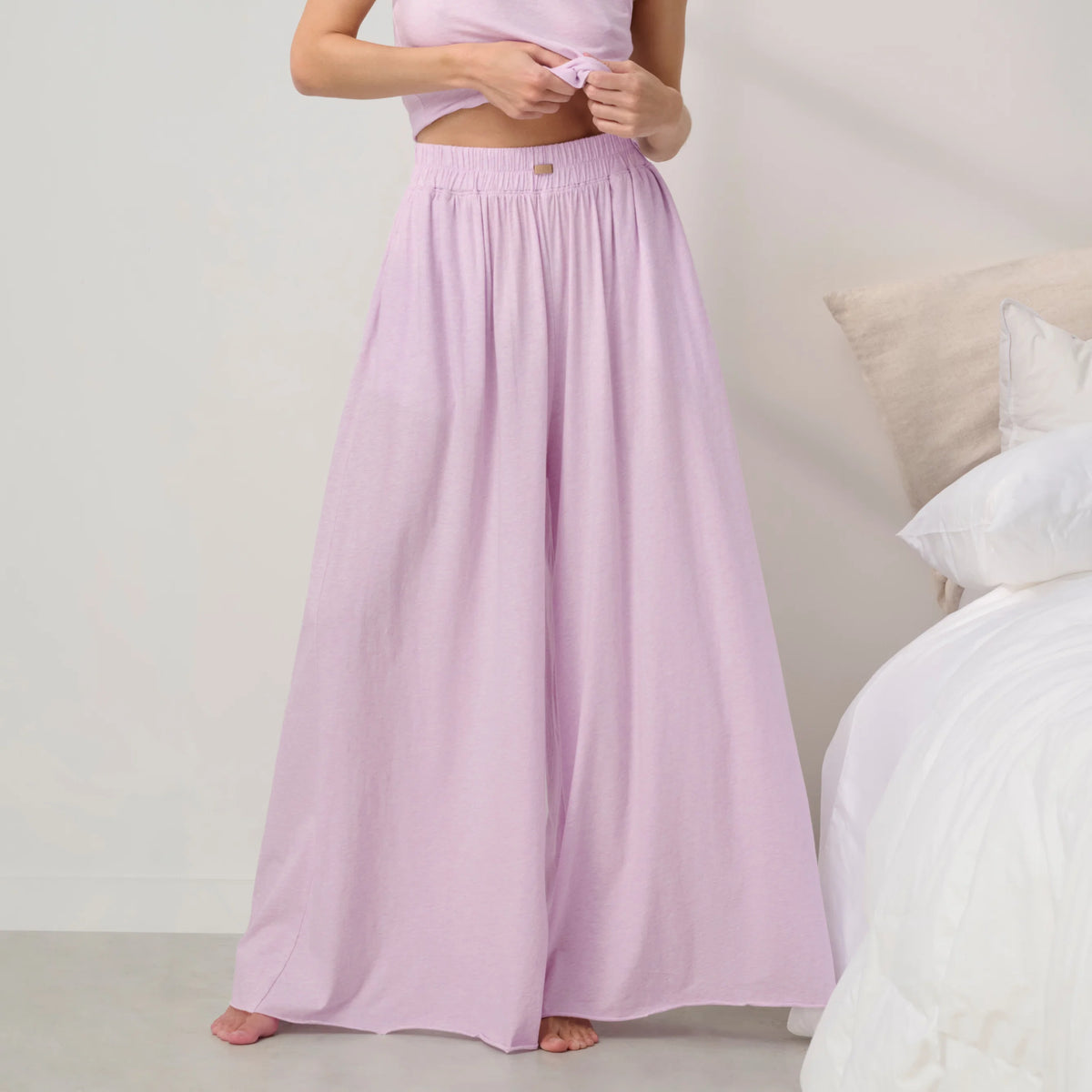 Organic Pima Wide Leg Pant