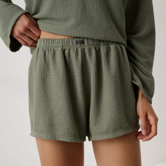 Organic Cotton Seersucker Short