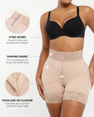 BOOT-YEAH™ AirSlim® Mid-Rise Steel Boned Butt-Lifting Short