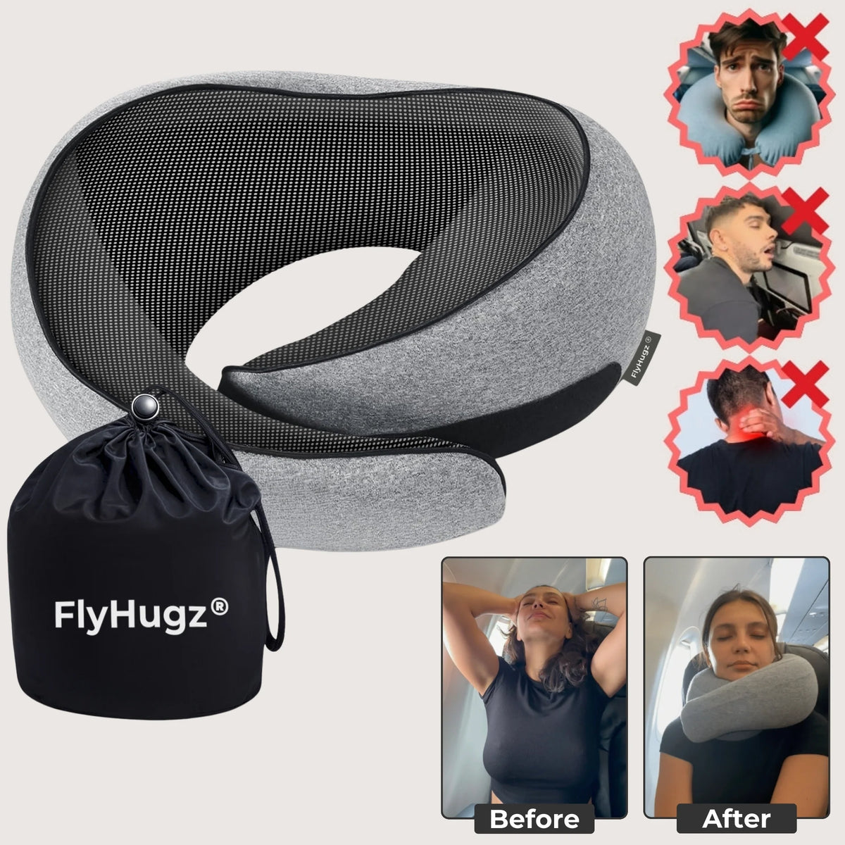 BOGO - The Original FlyHugz® Travel Pillow