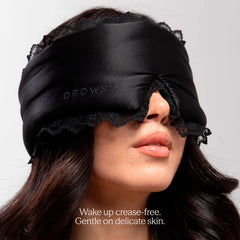 Paris Love Story - Black Jade Sleep Mask + Pouch