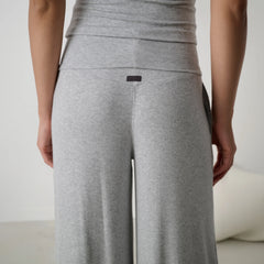 Soft Modal Rib Foldover Pant