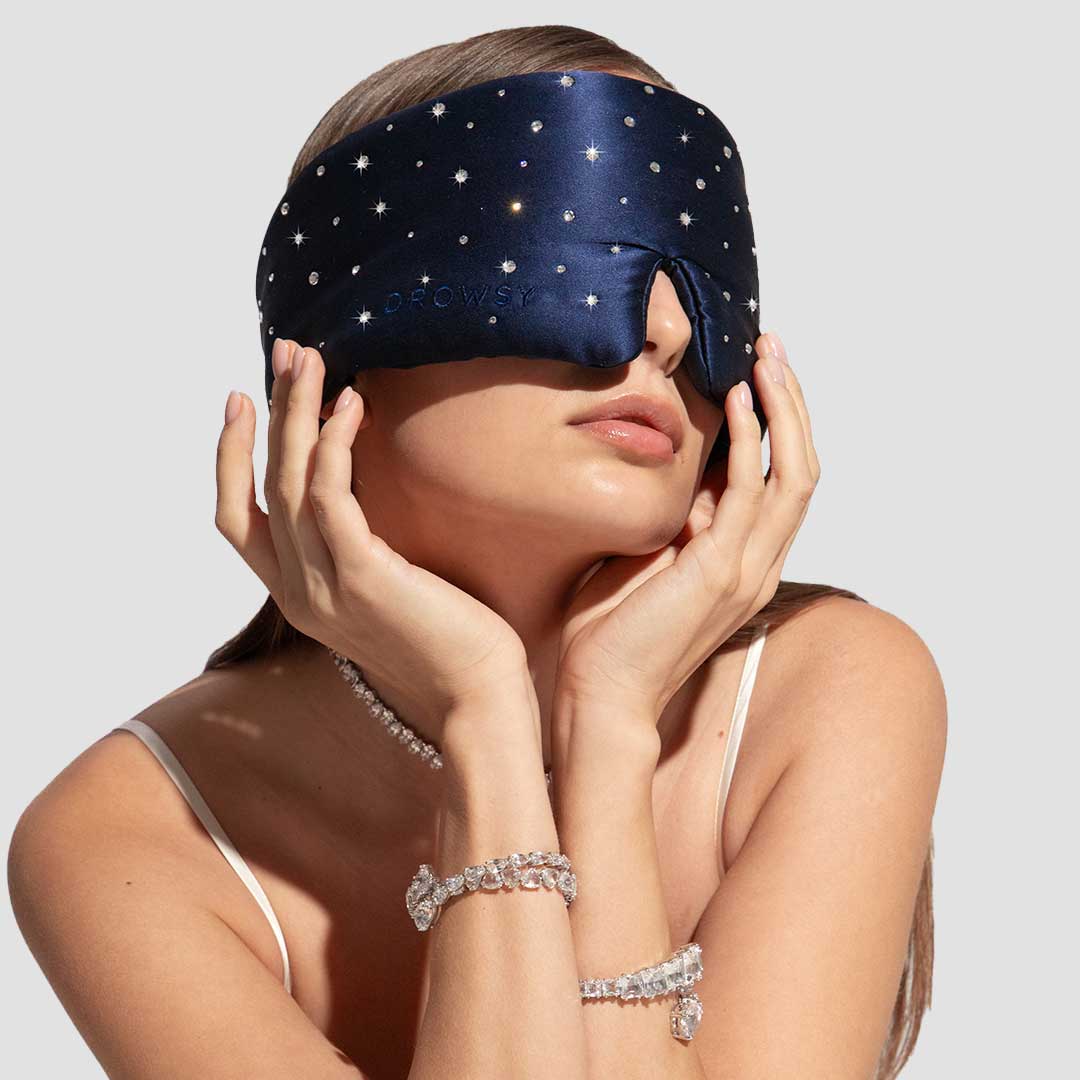 Silk Sleep Eye Mask Crystals