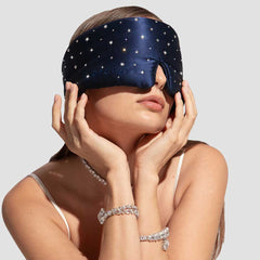 Silk Sleep Eye Mask Crystals