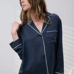 Washable Silk Sleep Shirt Dress