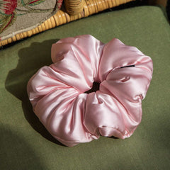 Petal Pink Padded Scrunchie