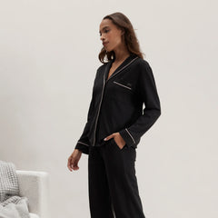 Slumberknit™ Shawl Collar Button Down Pant Set