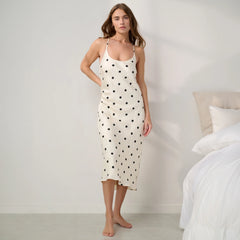 Washable Silk Bias Midi Slip Dress