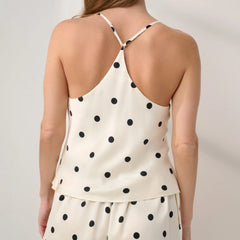Washable Silk Bias Cami Short Set