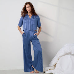 Washable Silk High Rise Pant Set