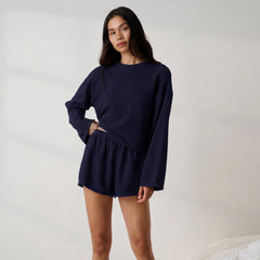 Organic Cotton Seersucker Short