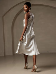 19Momme Silk Spaghetti straps Maxi Dress