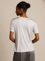 Pure Silk Jersey Short Sleeve Women's T-Shirt