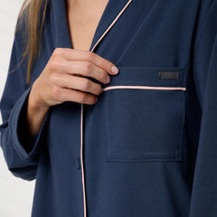 Slumberknit™ Shawl Collar Button Down Pant Set