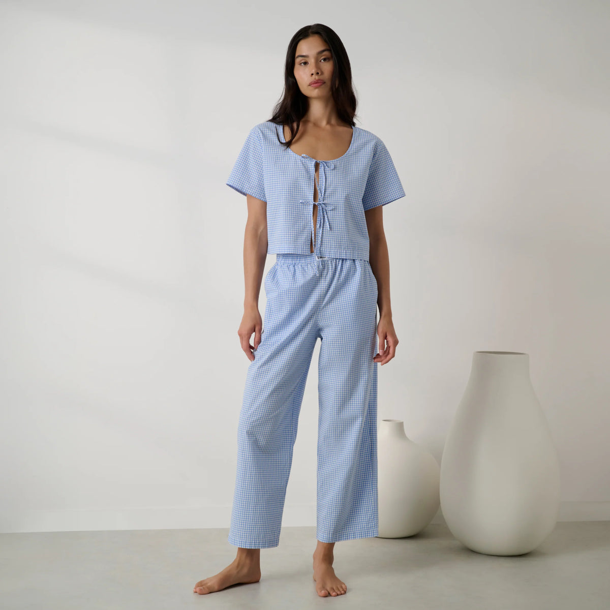 Airy Cotton Ankle Pant