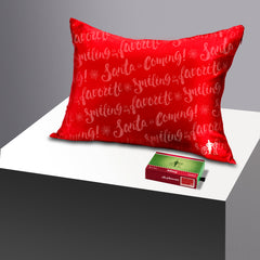 Pillowcase - Elf “Santa Is Coming!” - King