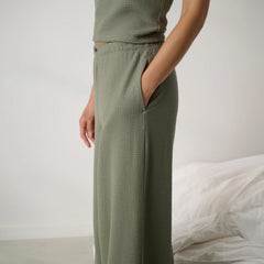 Organic Cotton Seersucker Pant