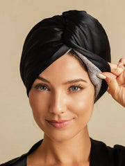 Pure Silk Hair Towel Wrap – Quick Dry, Frizz Free & Gentle on Hair