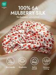 Pure Silk Night Turban Bonnet