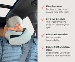 FlyHugz® Premium 3D Sleep Mask